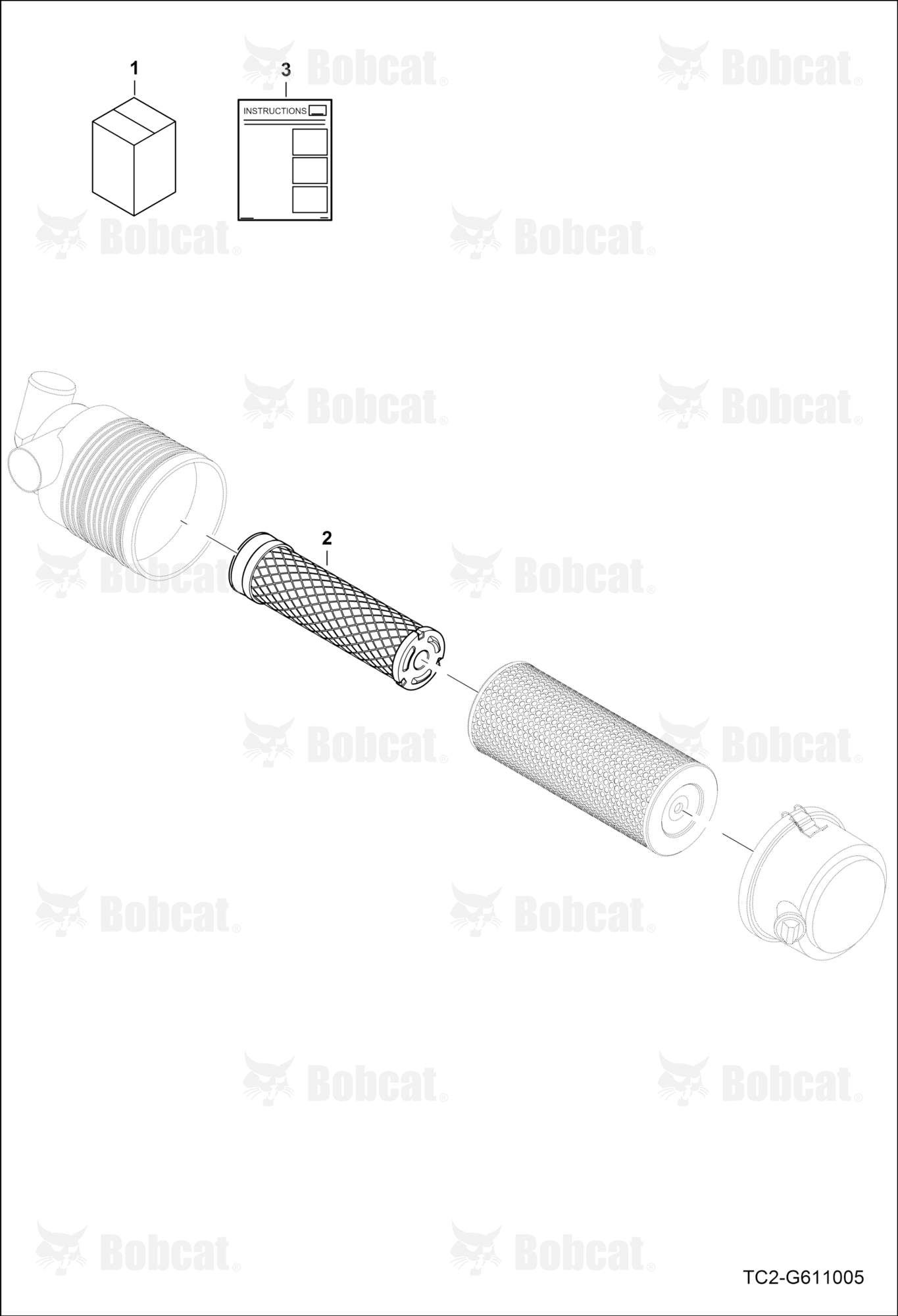 Air Cleaner Kit (Dual Element)