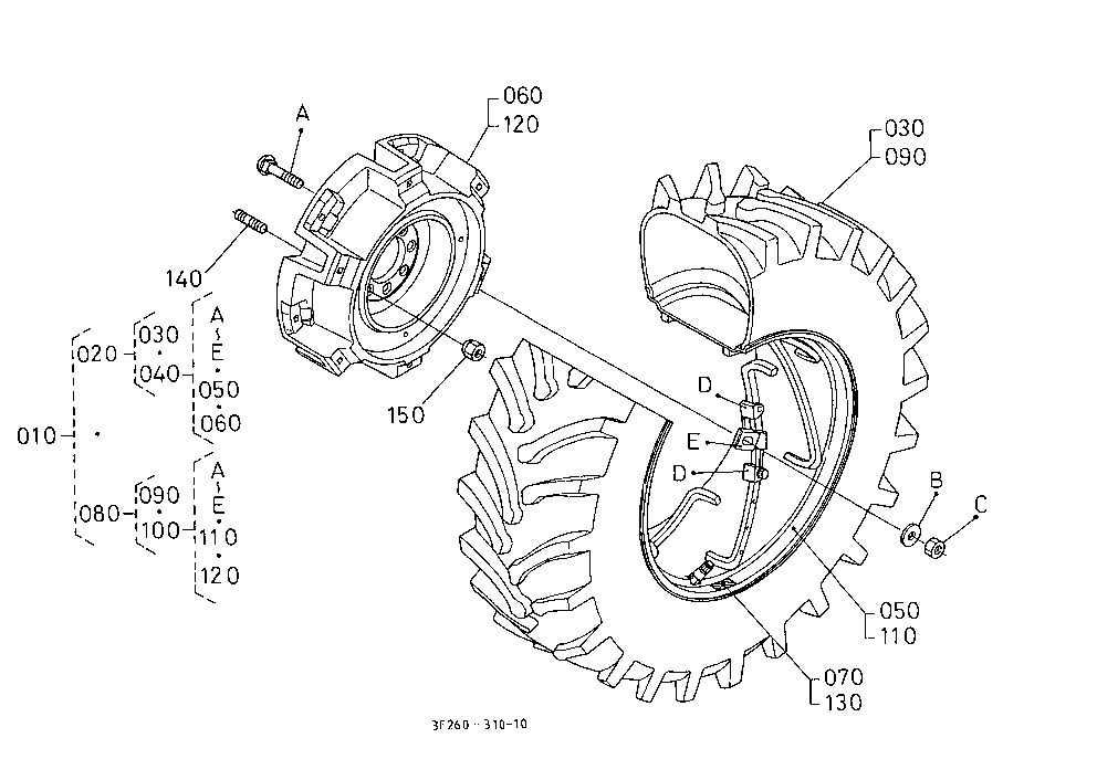 Rear Wheel (18.4-34)