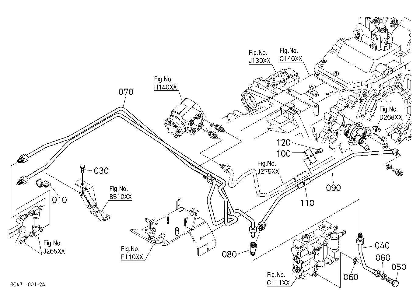 Hydraulic Oil Line (Shuttle/Pto/Controller)