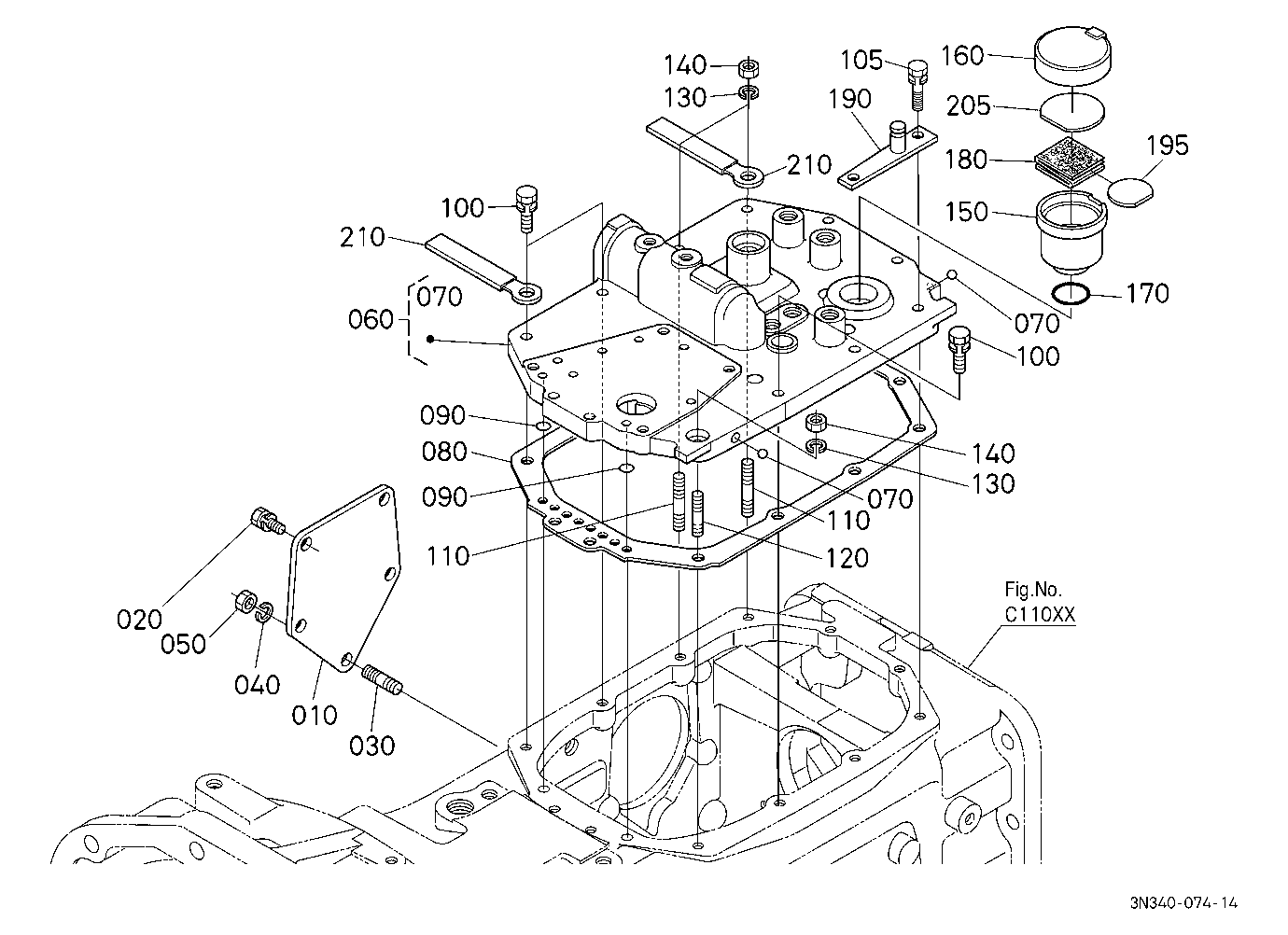 Clutch Housing Cover Upper [Except Dual Speed Type