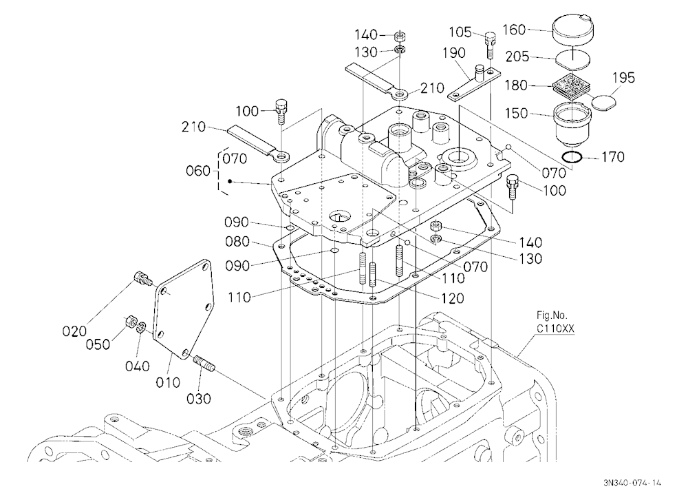 Clutch Housing Cover Upper [Except Dual Speed Type