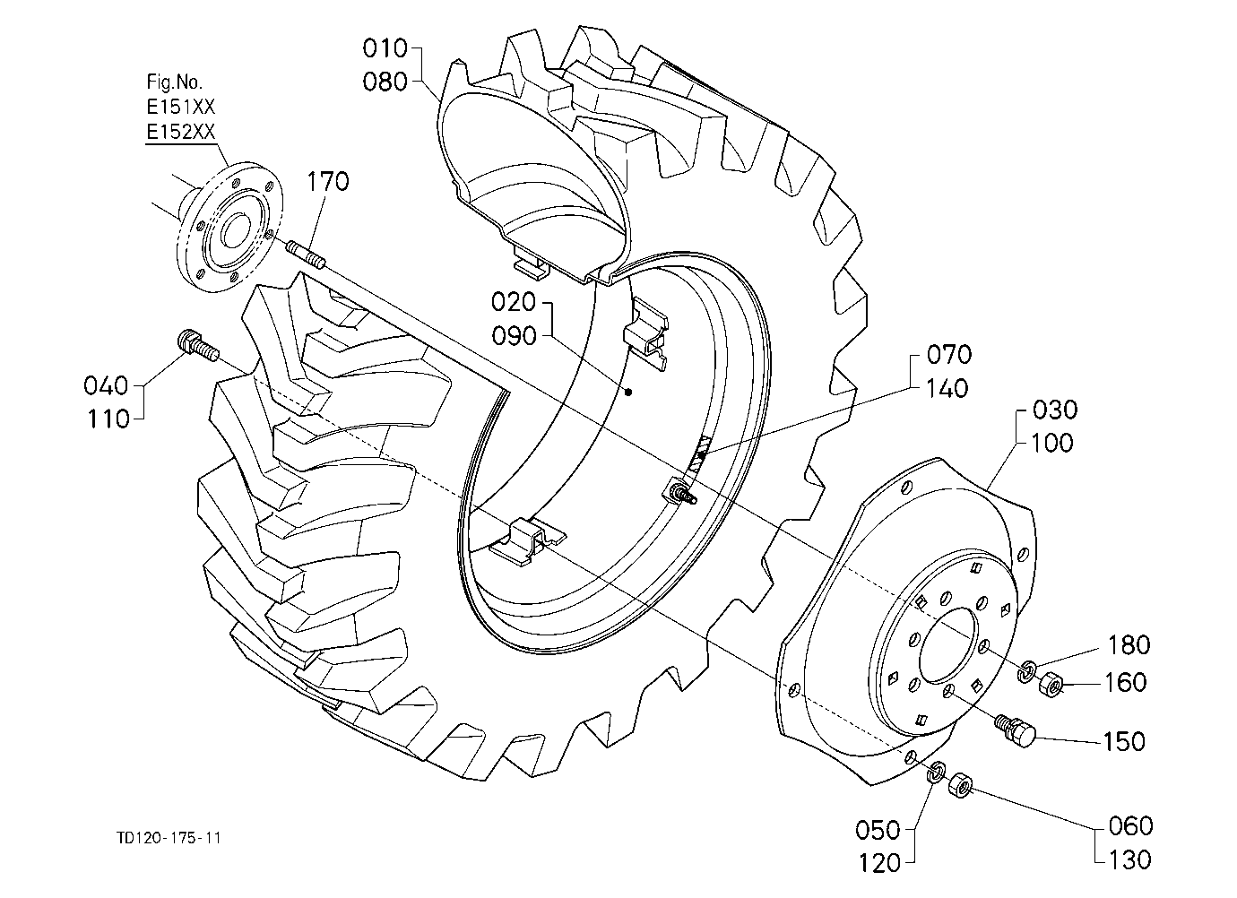 Rear Wheel (420/70-24)