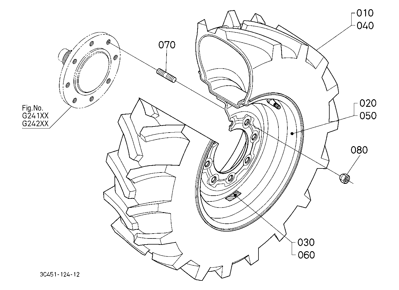 Front Wheel (9.5-16 R1)