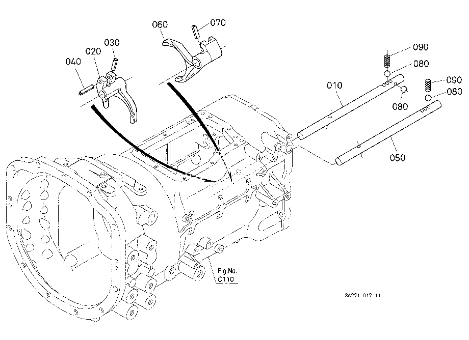 Main Gear Shift Fork