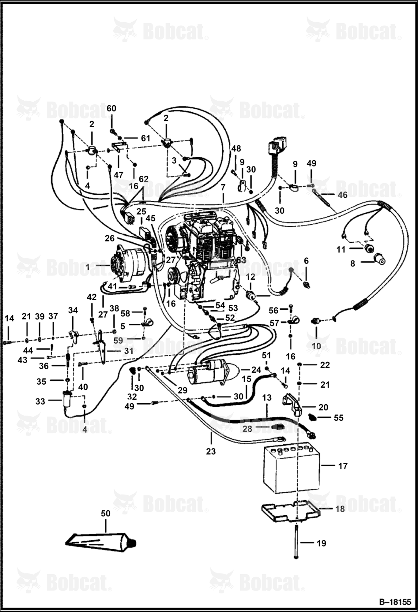 Engine Electrical System  501313001 & Above