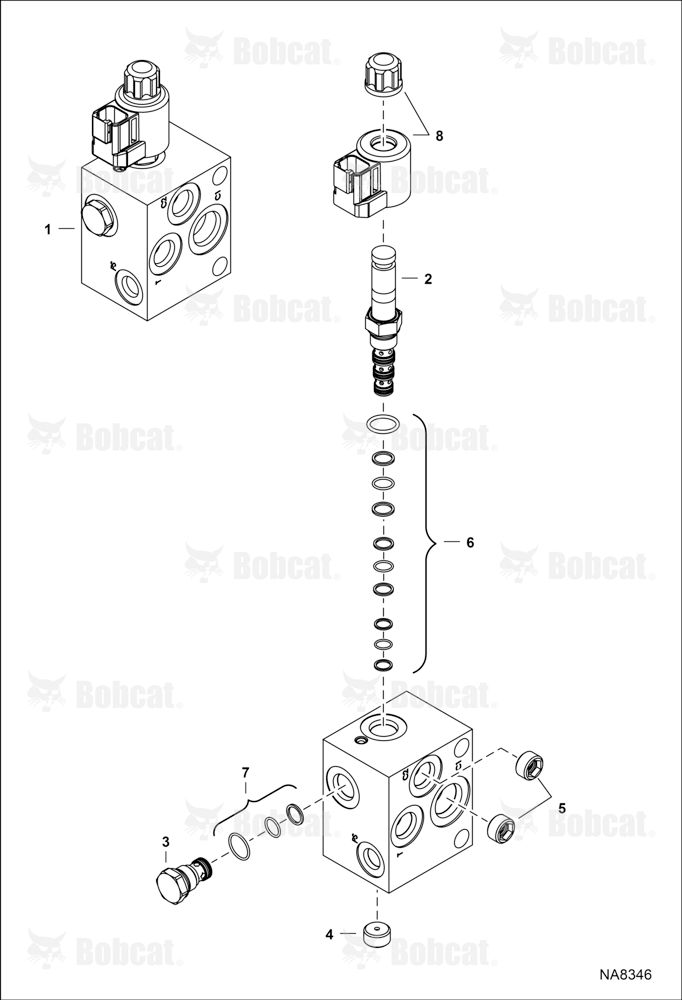 Pin Grabber Quick Coupler (Hydraulic)(Manifold)