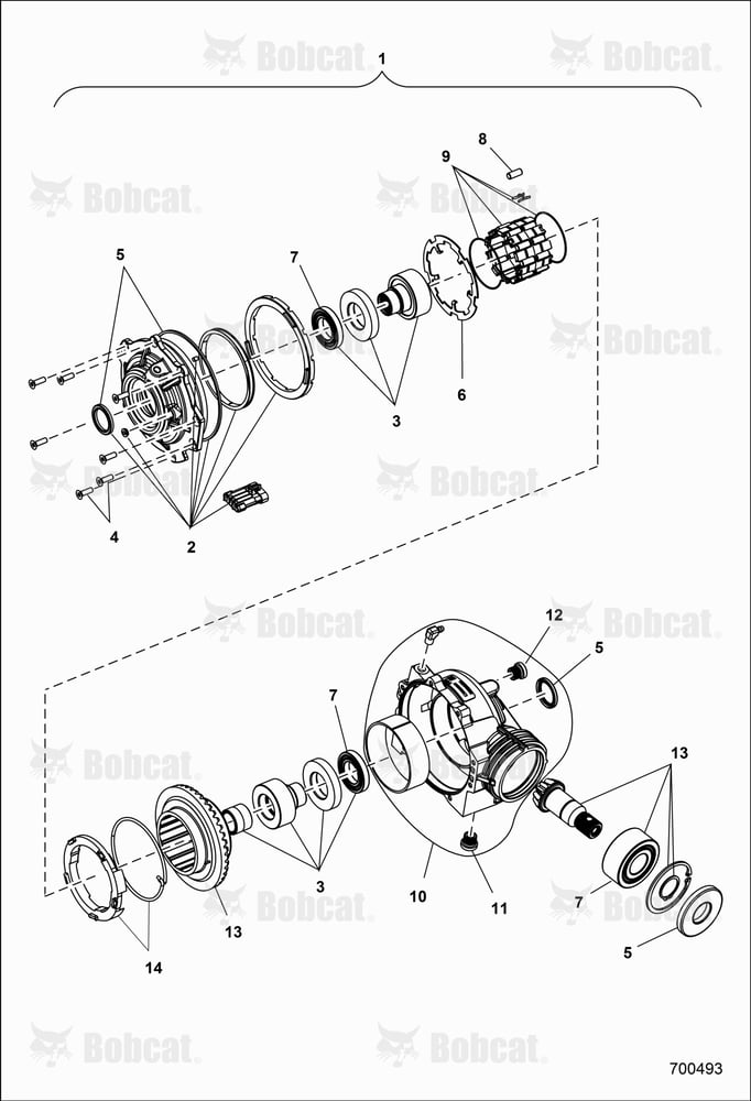 Drive TRAIN, Front Gearcase Internals