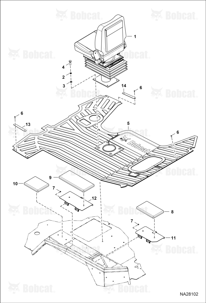 Operator CAB (Seat & Floormat)
