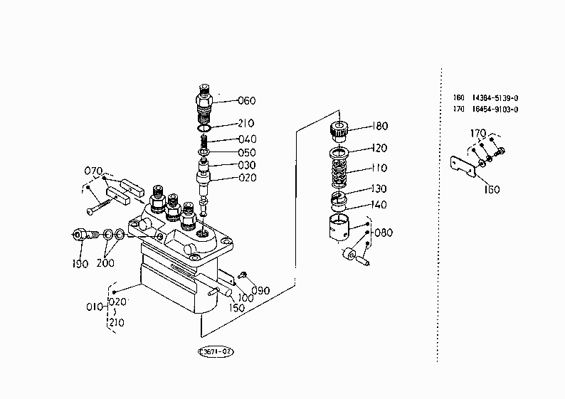 INJECTION PUMP (COMPONENT PARTS) LOADER S.No.>=100