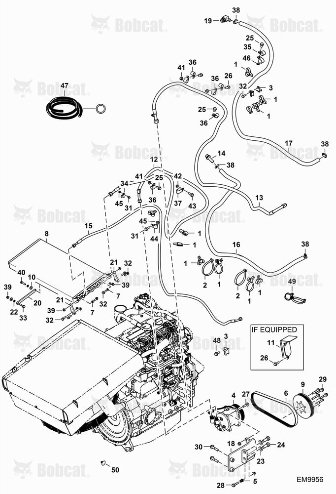 Engine & Attaching Parts (Heat & A/C Components)