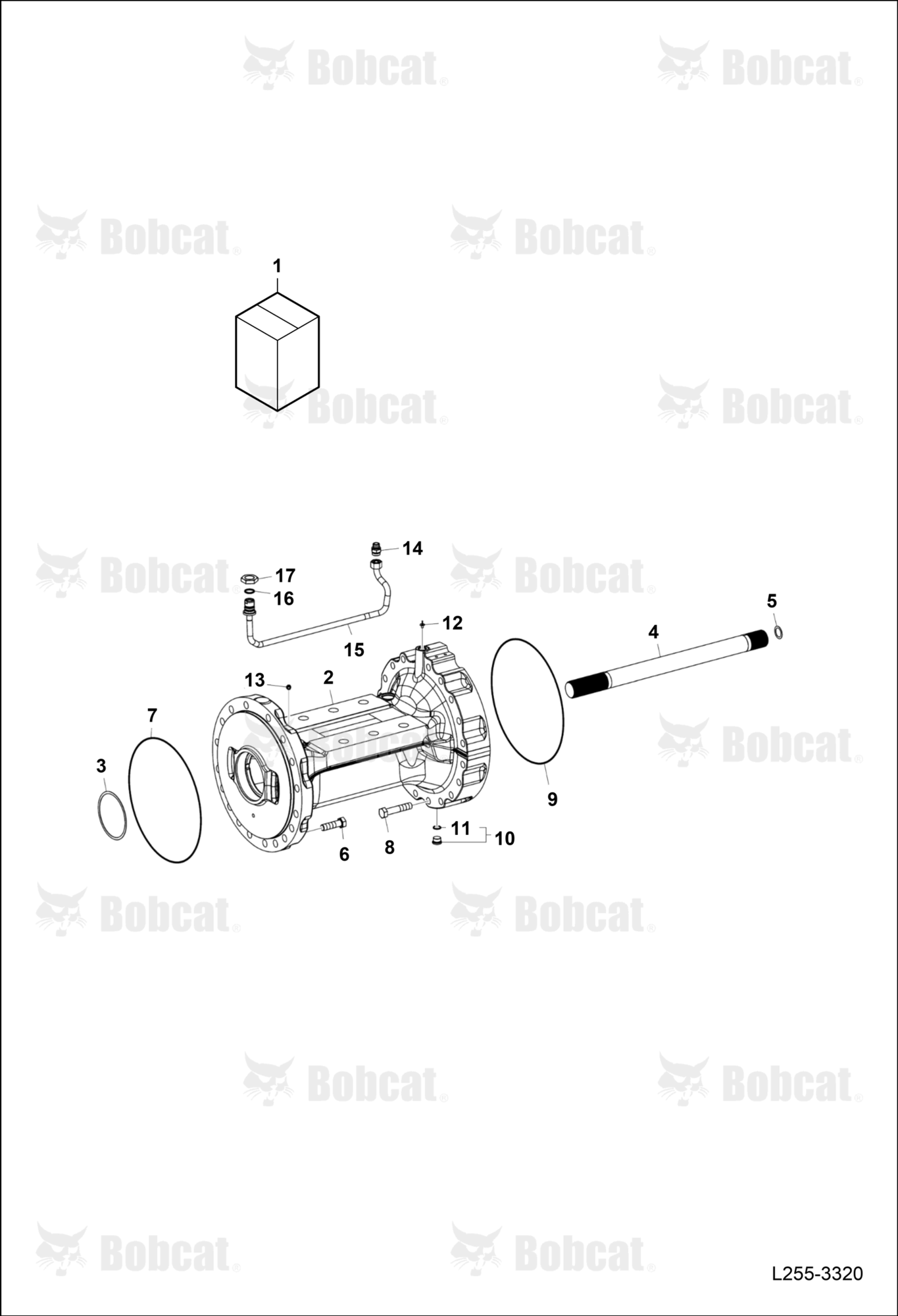 Axle Casing (Front Axle) (LSD)