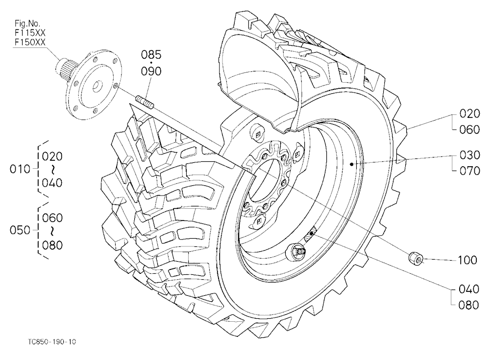 Front Wheel (300/70R16.5)
