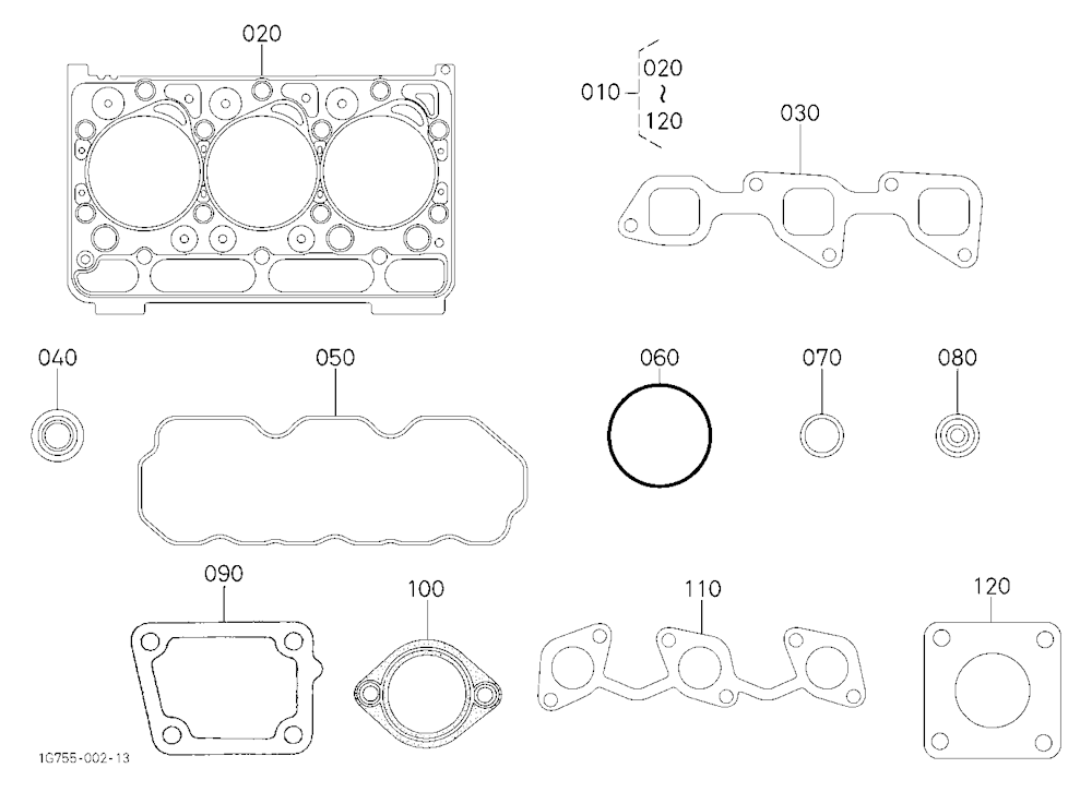 Upper Gasket Kit