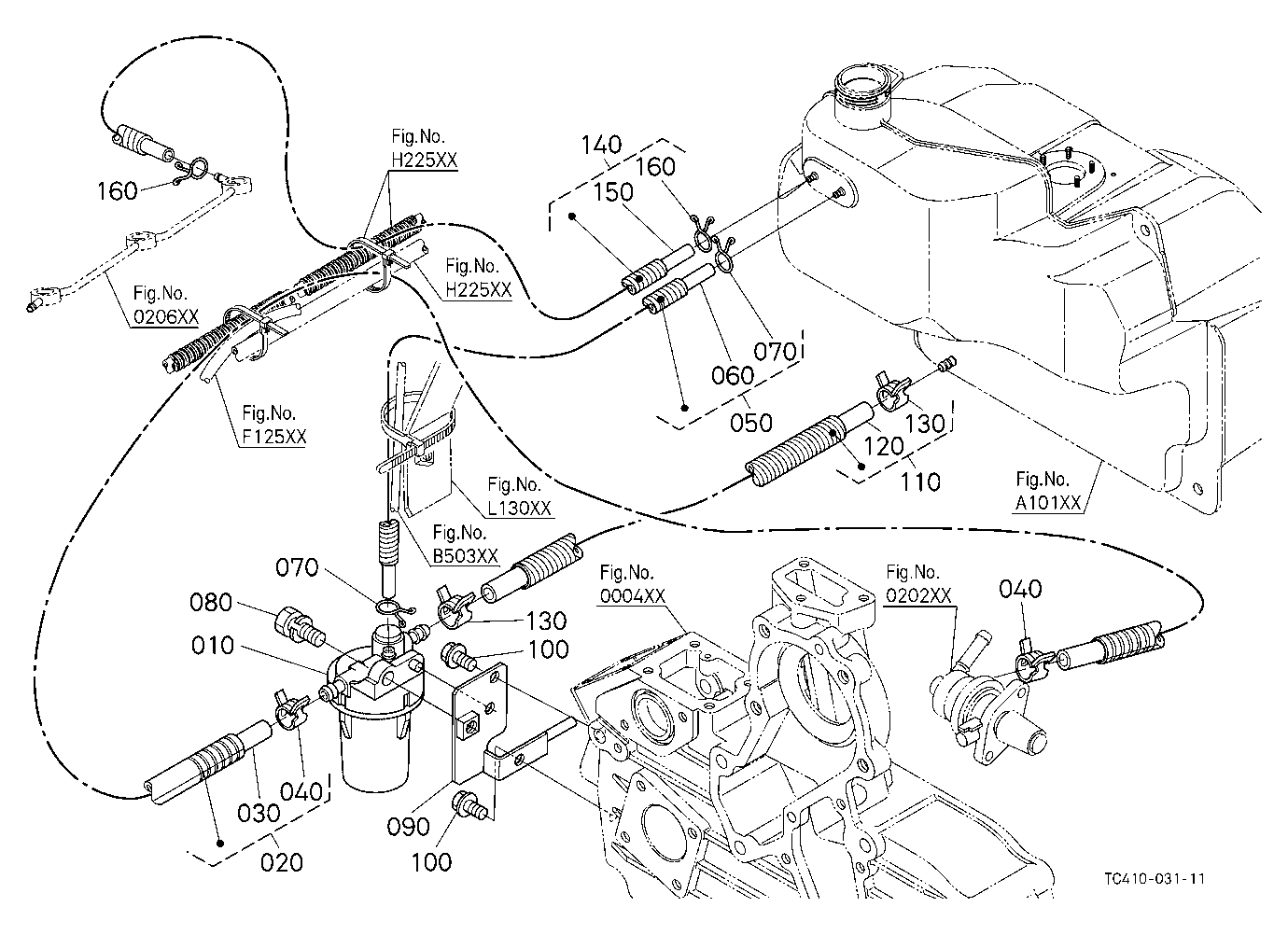 Fuel Pipe And Fuel Filter
