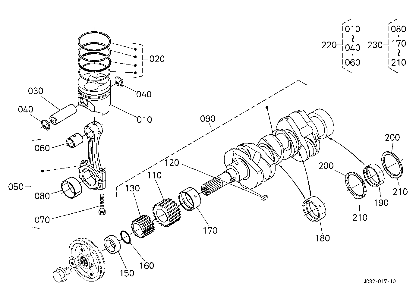 Piston And Crankshaft