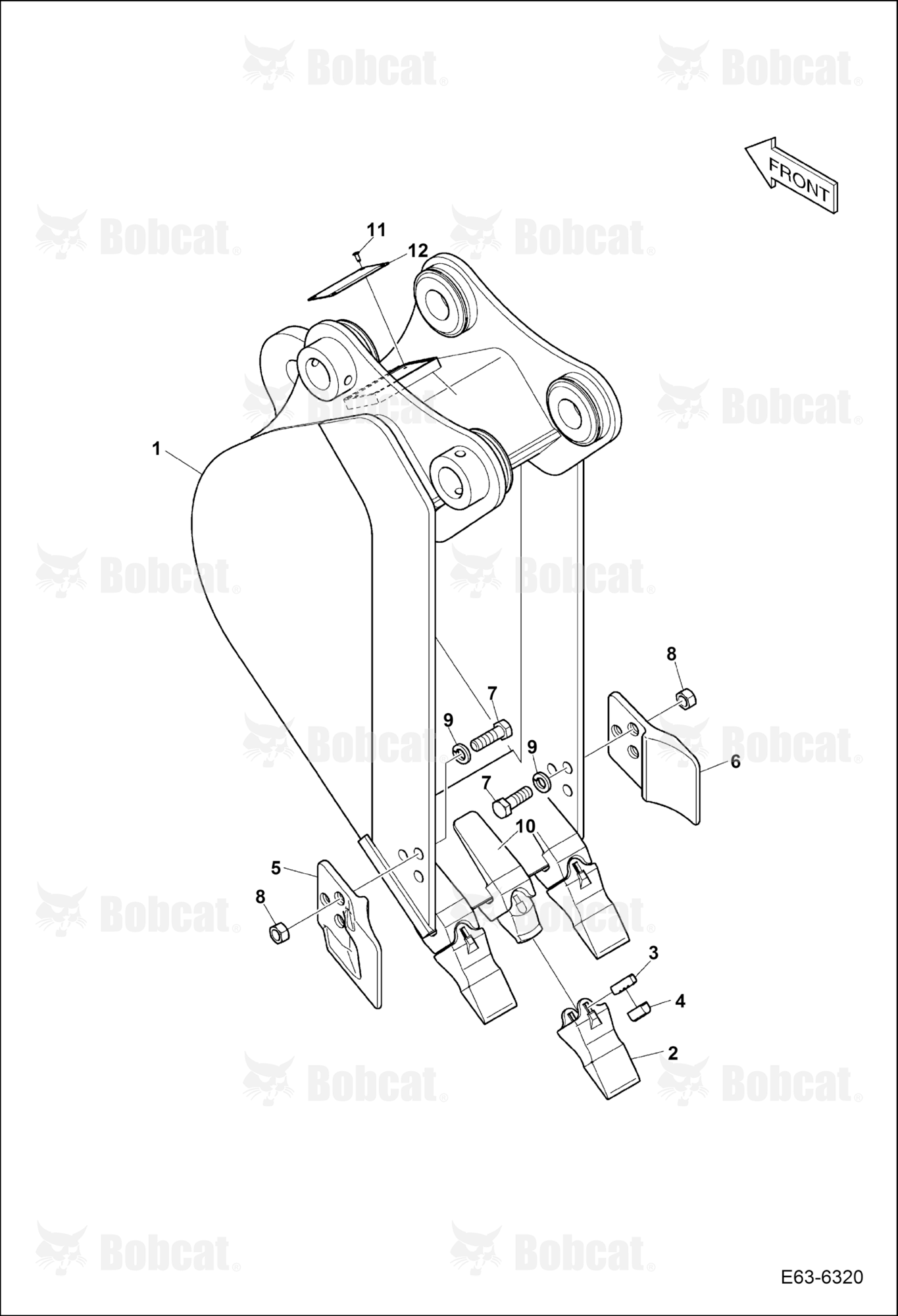 Bucket (300 mm) (Narrow)
