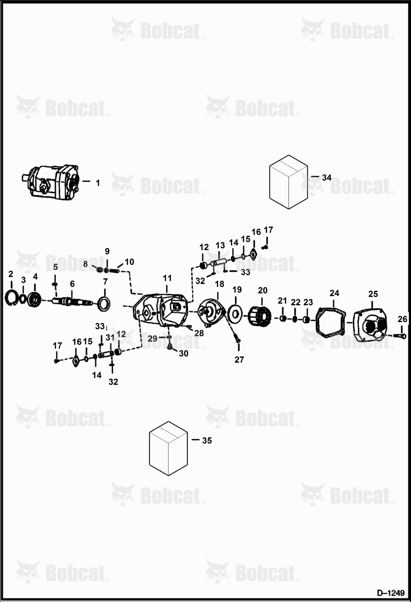 Hydrostatic Motor  4970A1001 - 4970A1098