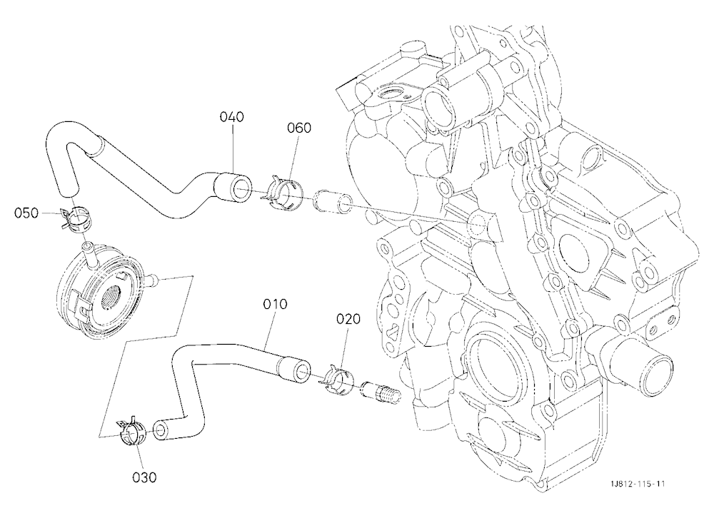 Hydraulic Oil Line (Oil Cooler)