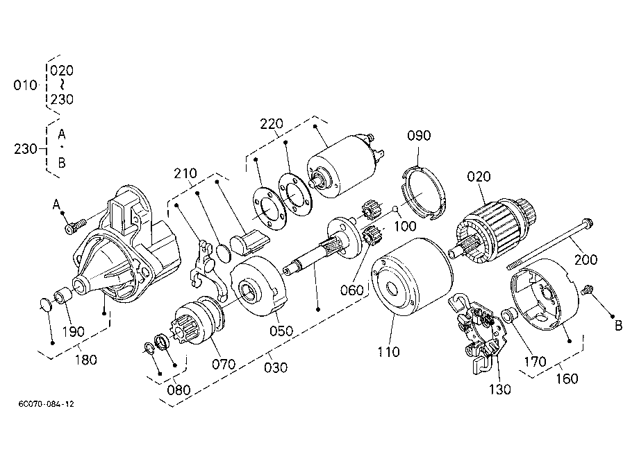 Starter [Component Parts](Not For Reman Unit)