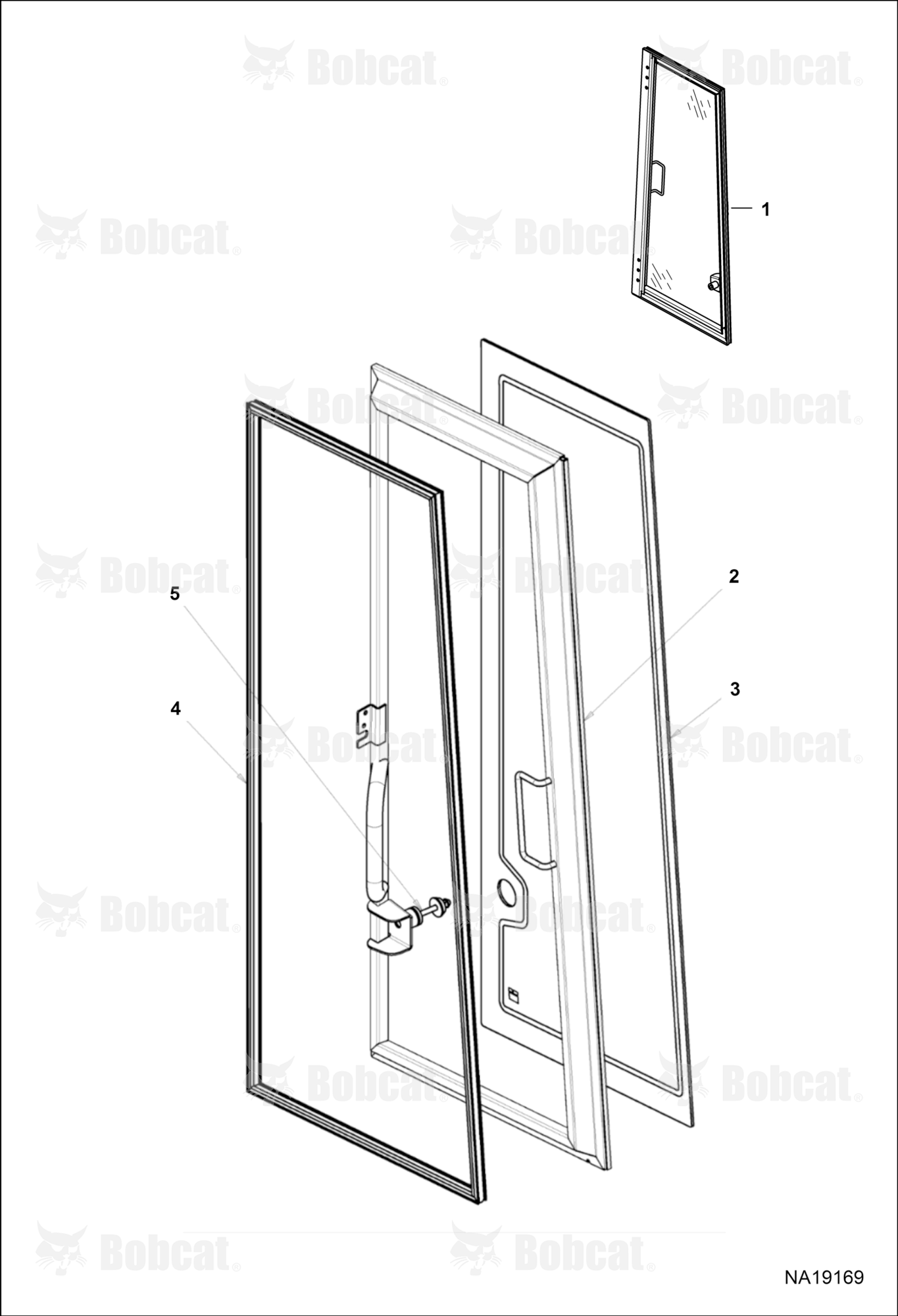 Oper Ator CAB (LH Window Assembly)