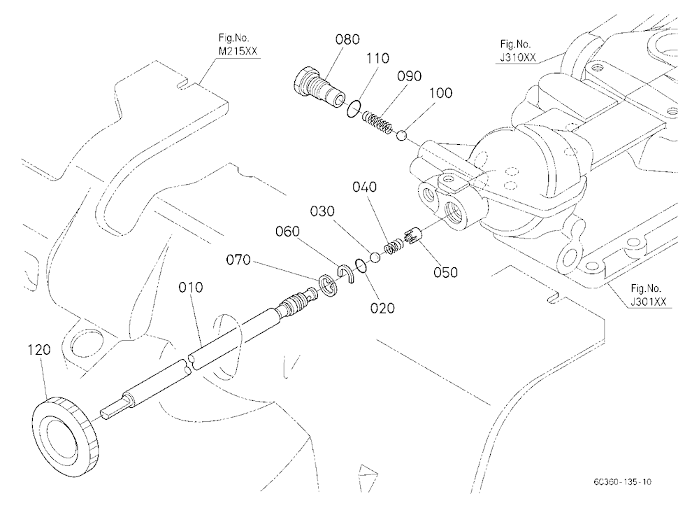 Fall Adjustment Shaft