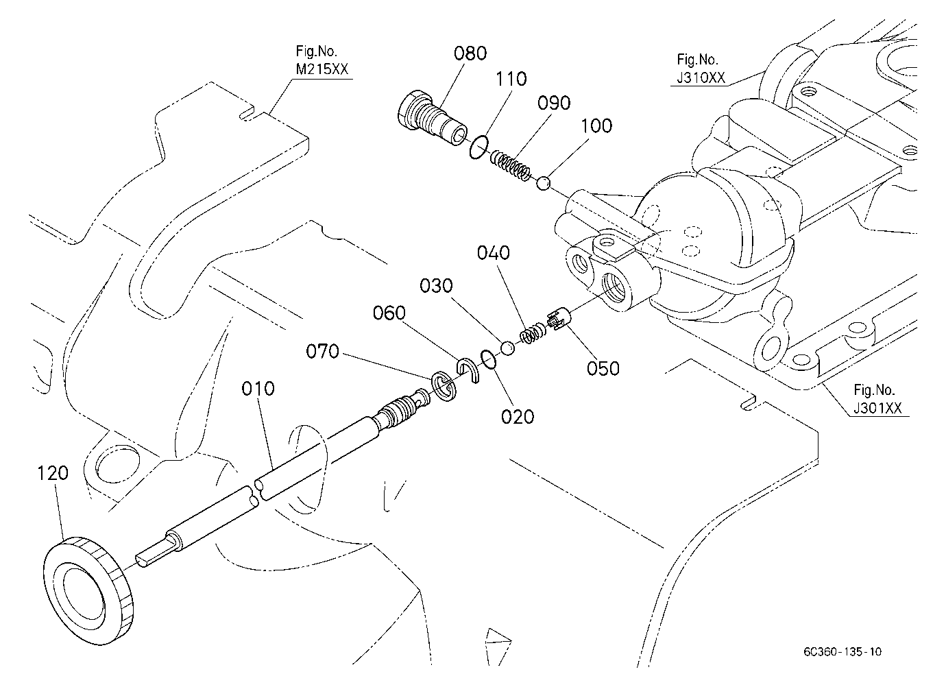 Fall Adjustment Shaft