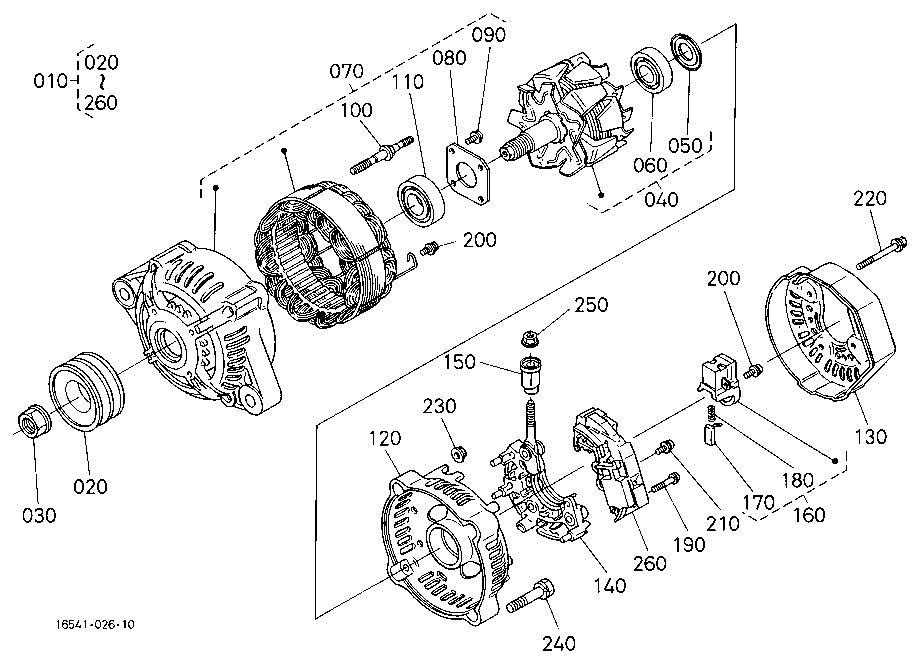 Alternator [New Type] [Component Parts]