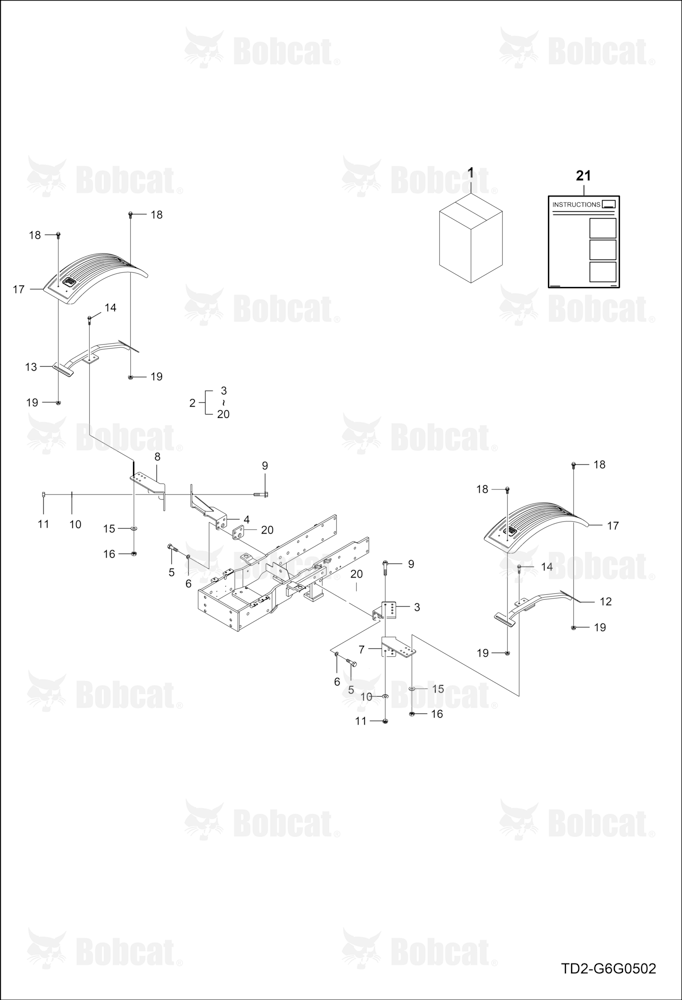 Front Wheel Fender Group