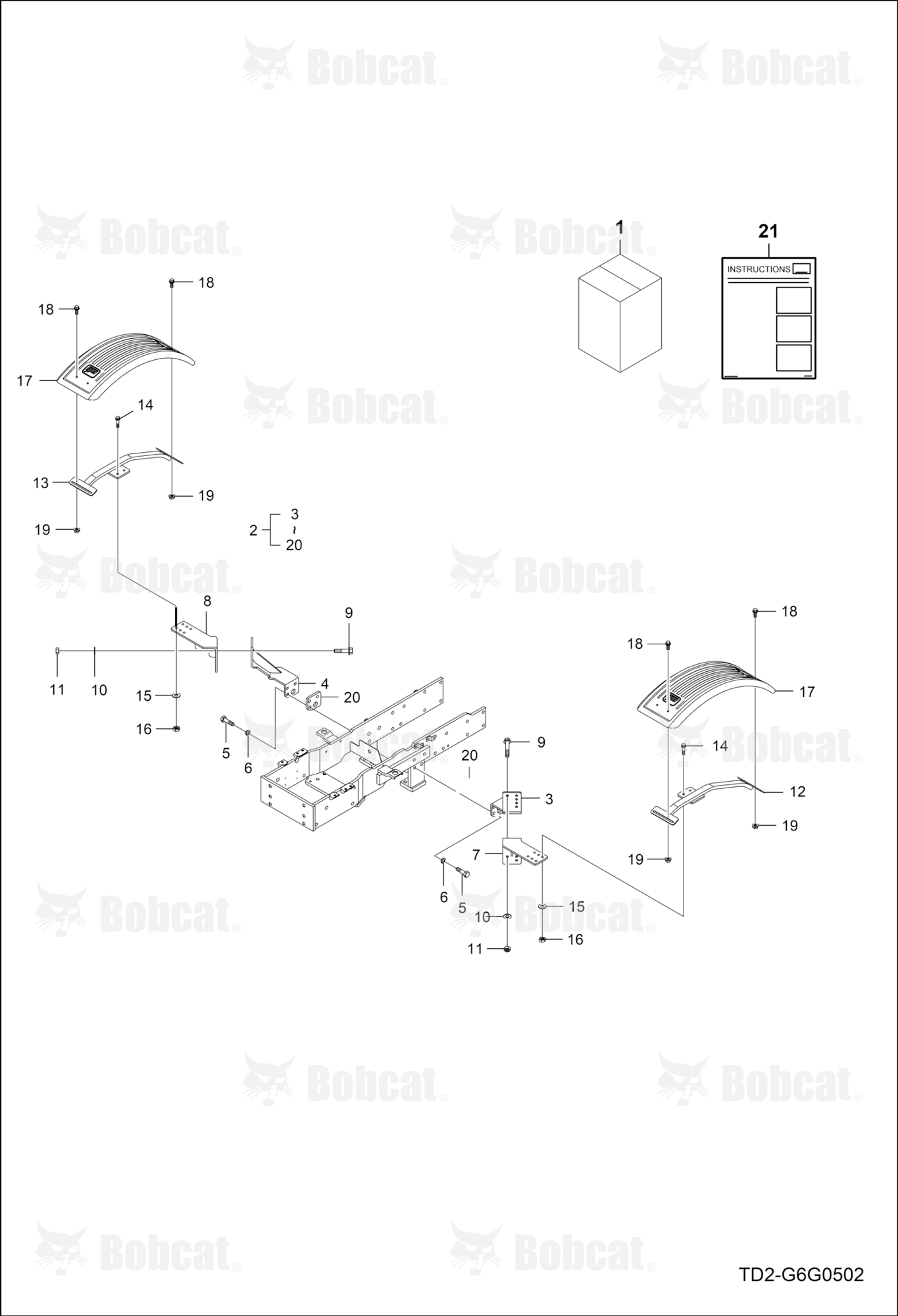 Front Wheel Fender Group