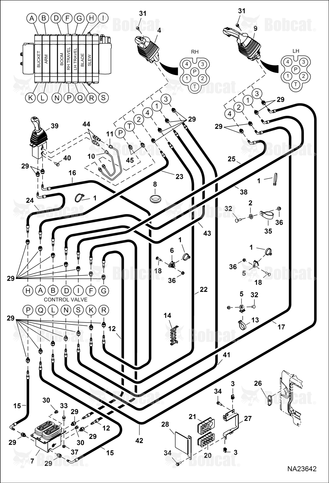 Hydraulic Circuitry (Pilot W/O JPS)