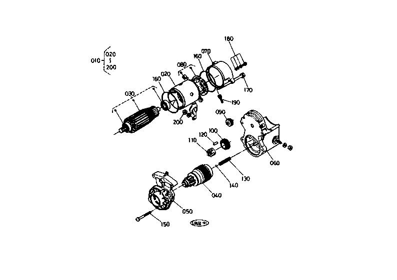 Starter (Component Parts)(Not For Reman Unit)