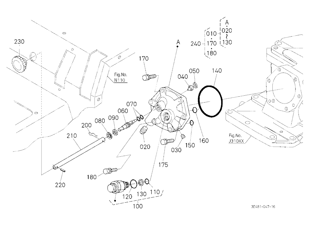 Hydraulic Cylinder Cover [Cab Type]