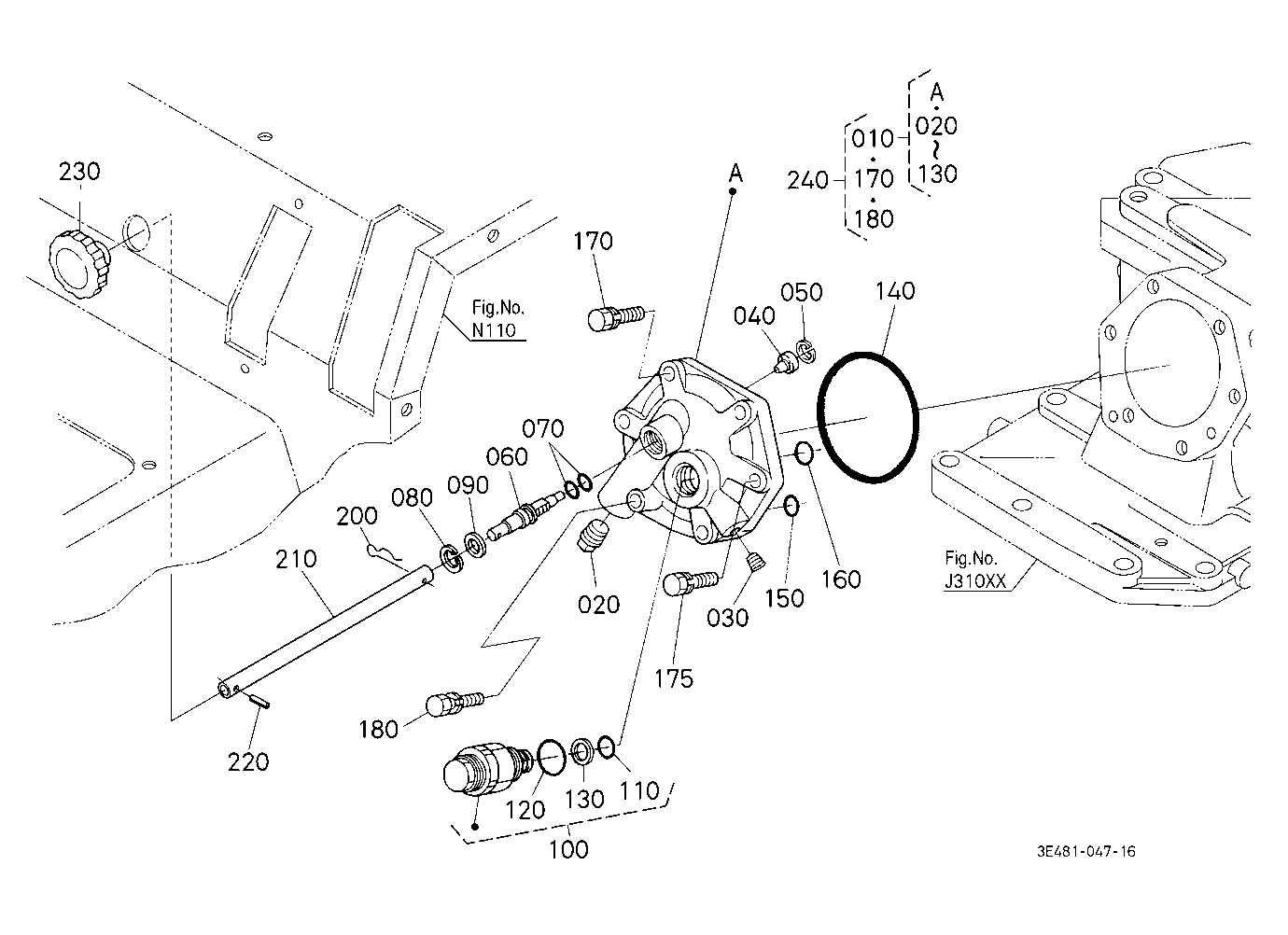 Hydraulic Cylinder Cover [Cab Type]