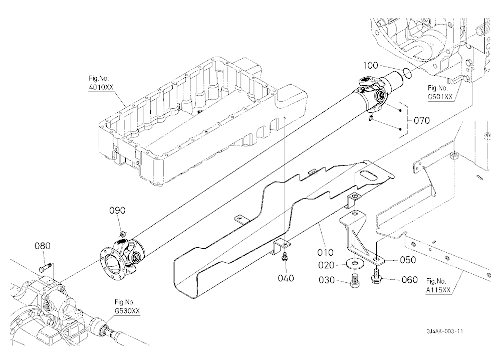 Propeller Shaft And Cover [With Front Suspension]