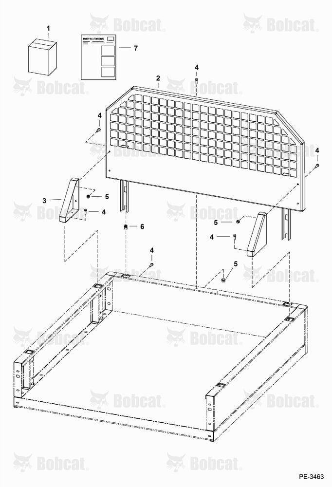 Rear Window Guard Kit (Two Stake Box)