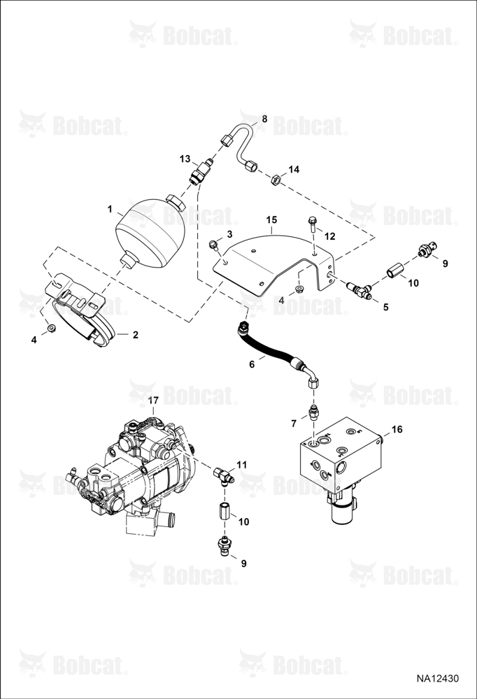 Hydraulic Circuitry (Service Brake Accumulator) (Germany)