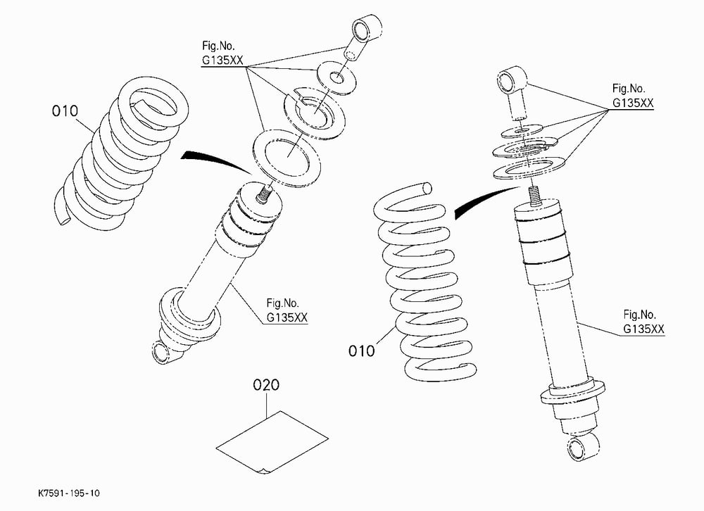 FRONT HEAVY LOAD SPRINGS KIT (W/G No.V5218) [OPTIO