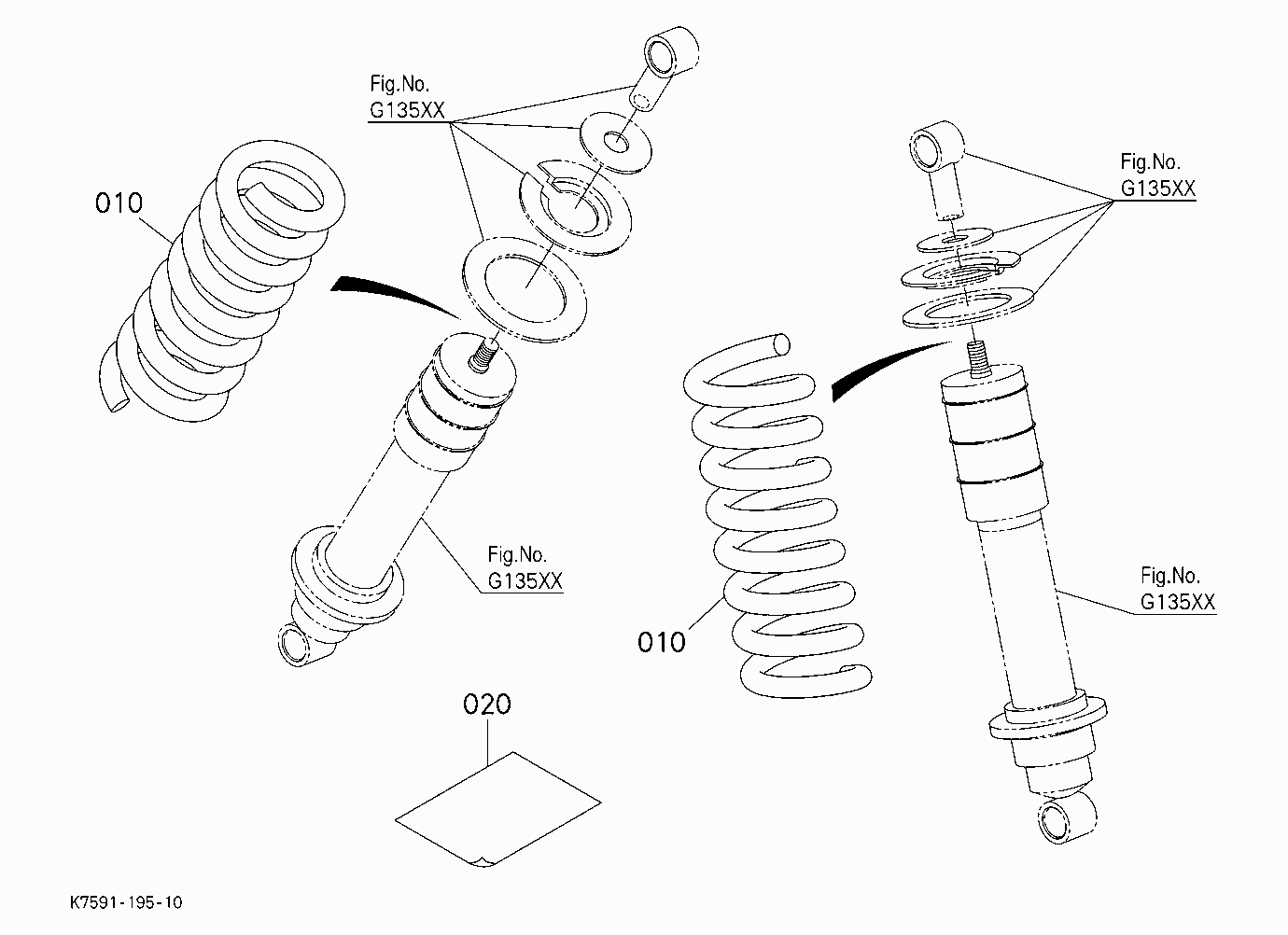 FRONT HEAVY LOAD SPRINGS KIT (W/G No.V5218) [OPTIO
