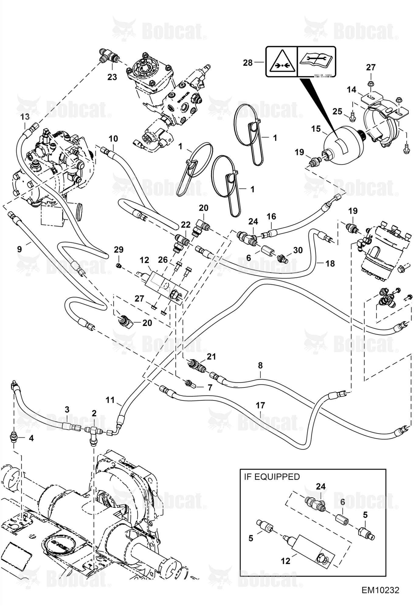 Hydraulic Circuitry (Service Brake) (Germany Configuration)