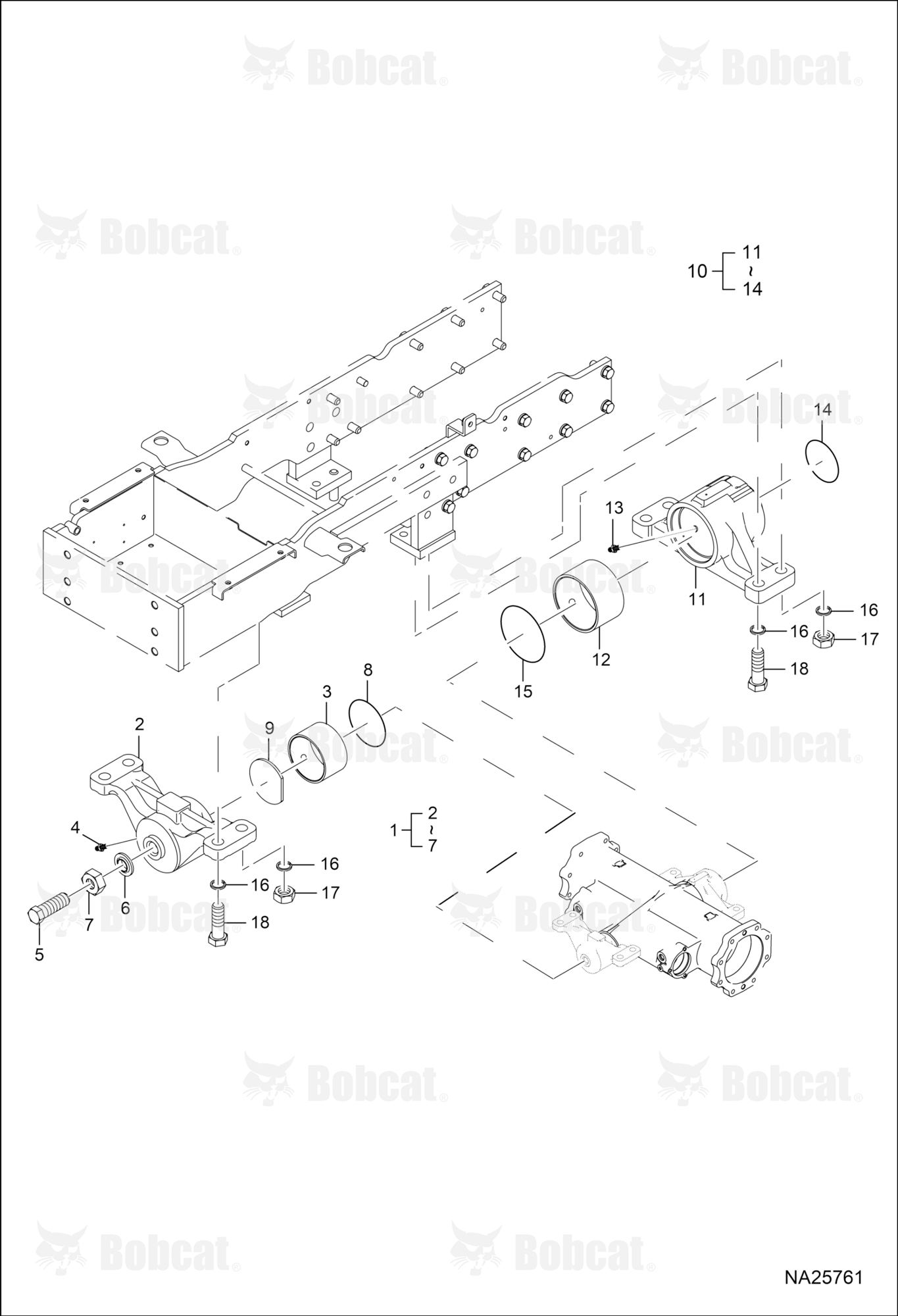 Front Axle Bracket Group