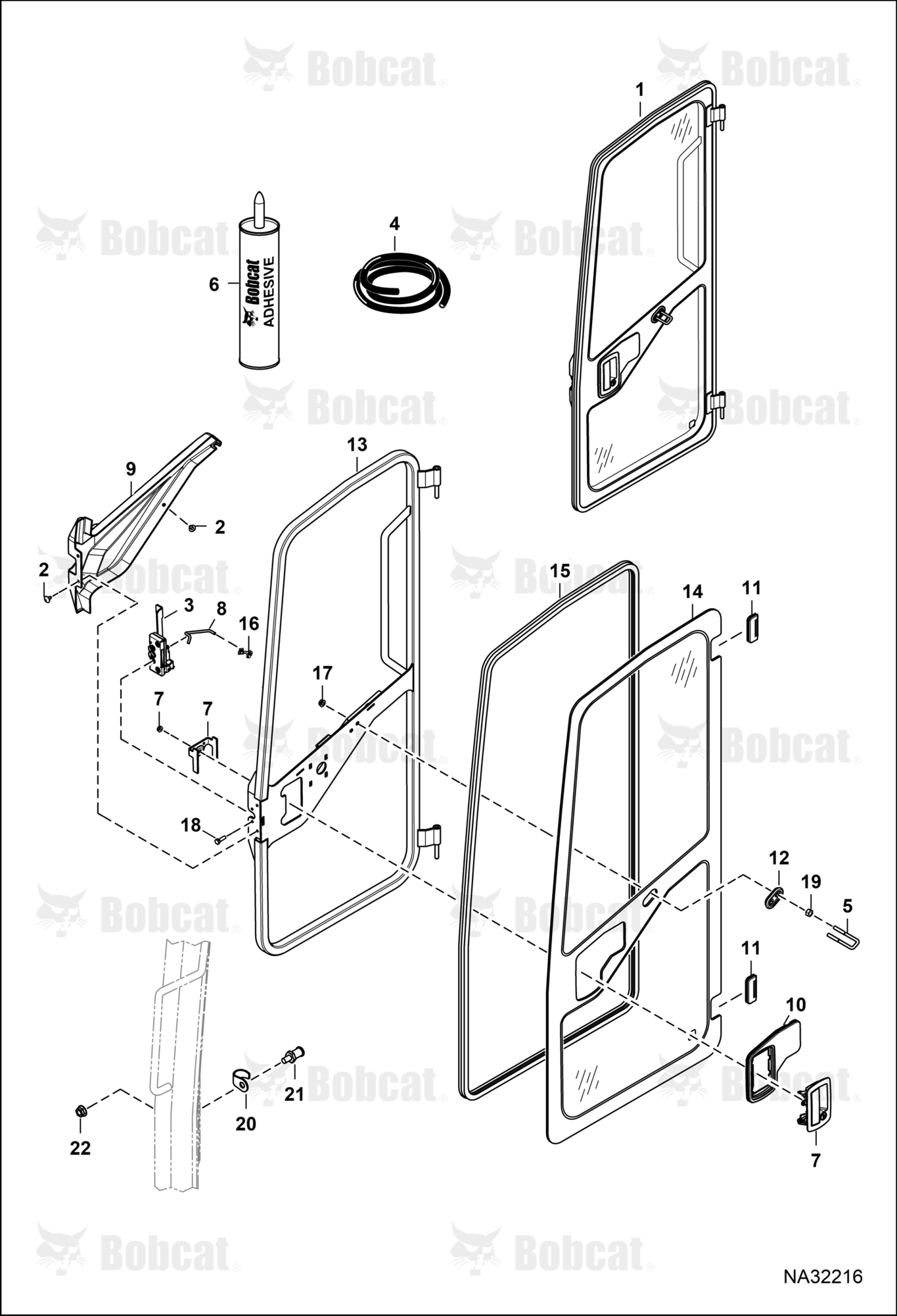 Operator CAB (Door)  B4GR19415 & Above