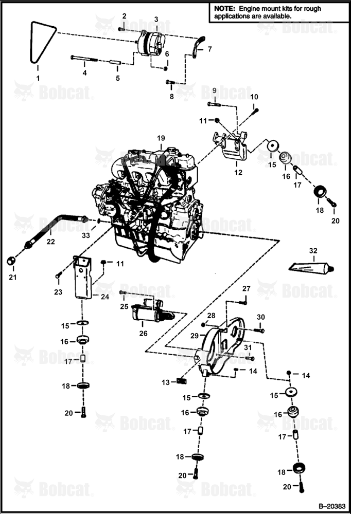 Engine & Attaching Parts (Engine Mounts)
