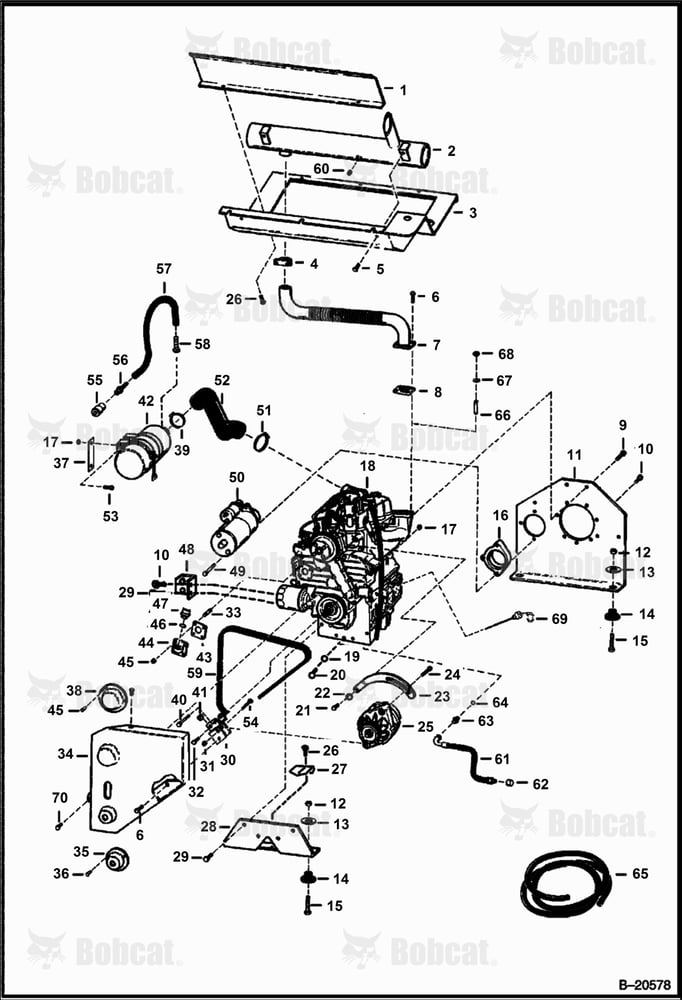 Engine & Attaching Parts