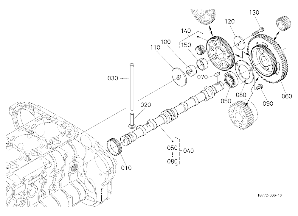 Camshaft And Idle Gear Shaft