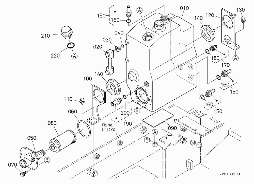 OIL TANK (TANK) [POSITIONING BUCKET]