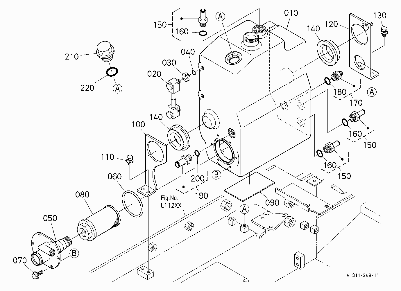 OIL TANK (TANK) [POSITIONING BUCKET]