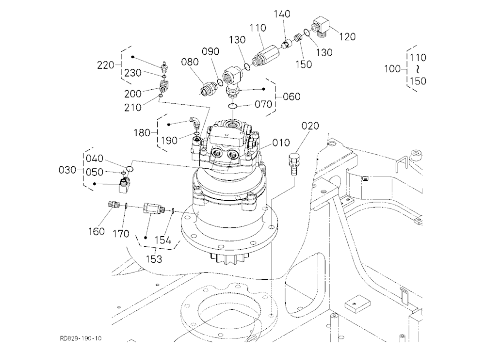 Swivel Motor