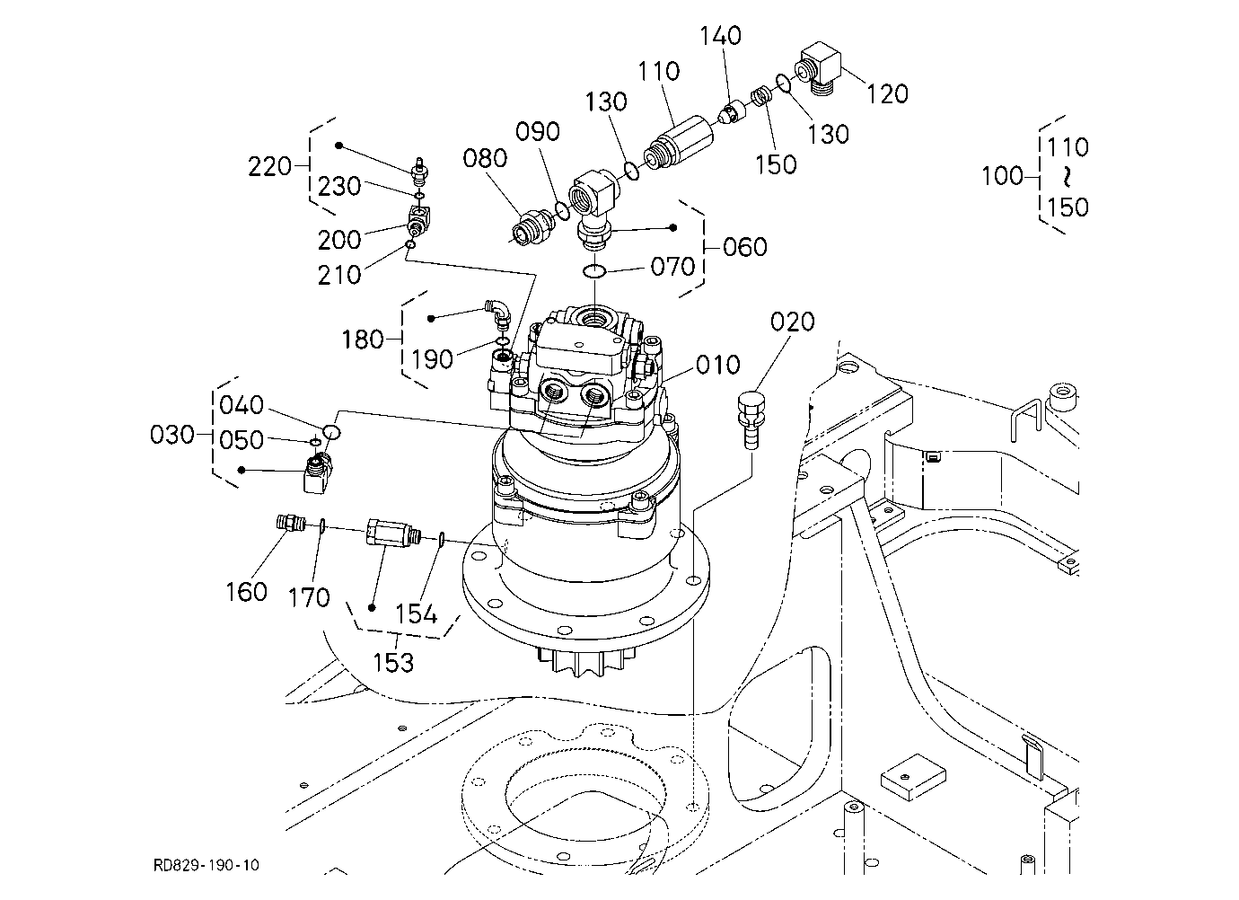 Swivel Motor