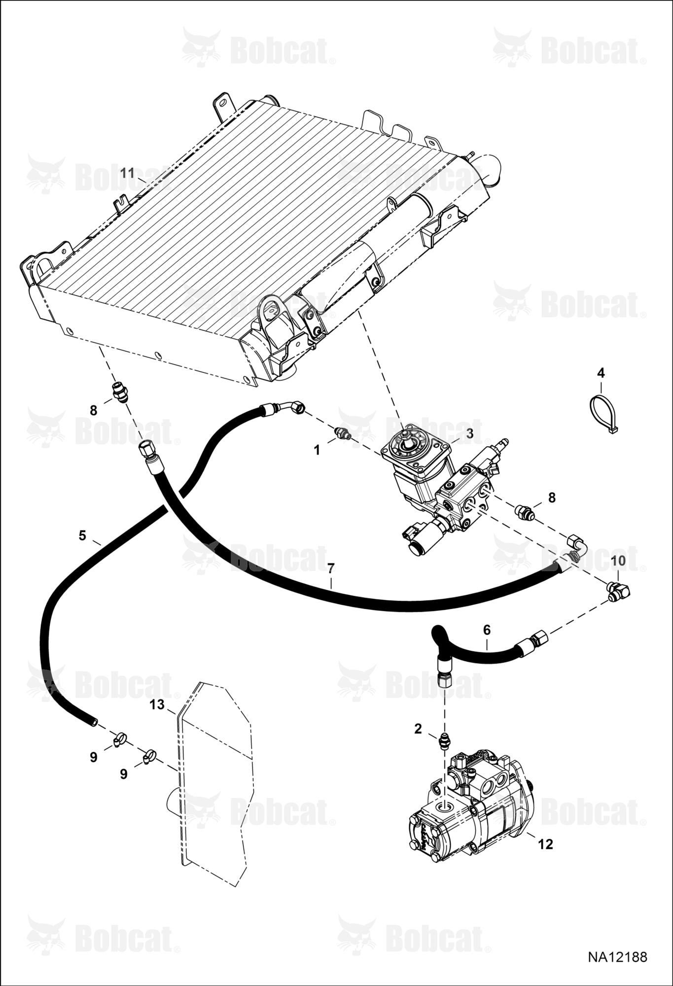 Hydraulic Circuitry (Fan Motor) (Reversible)
