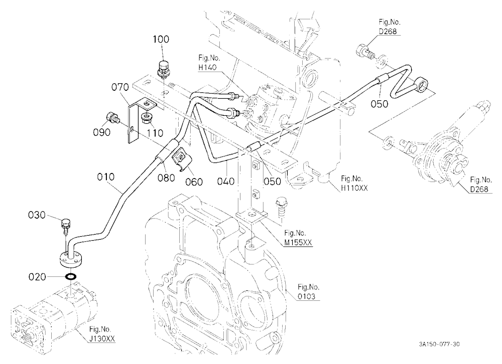 Hydraulic Oil Line (Steering/Pto) [A]